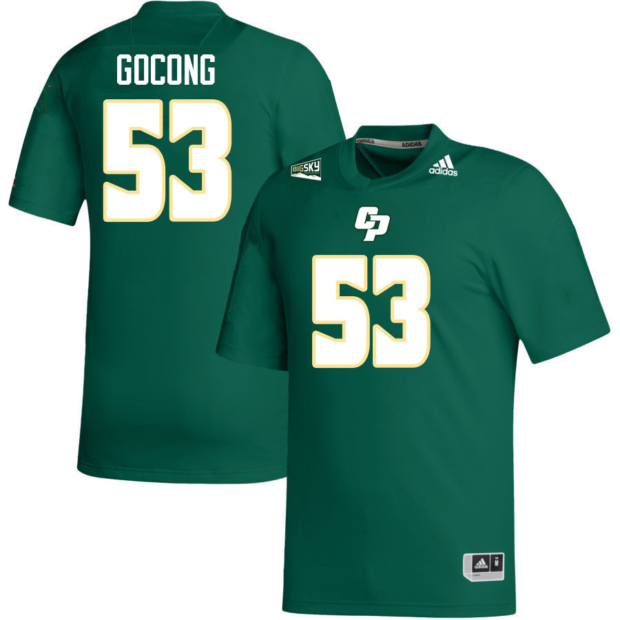 Cal Poly Mustangs #53 Chris Gocong College Football Jerseys,Uniforms Stitched-Green